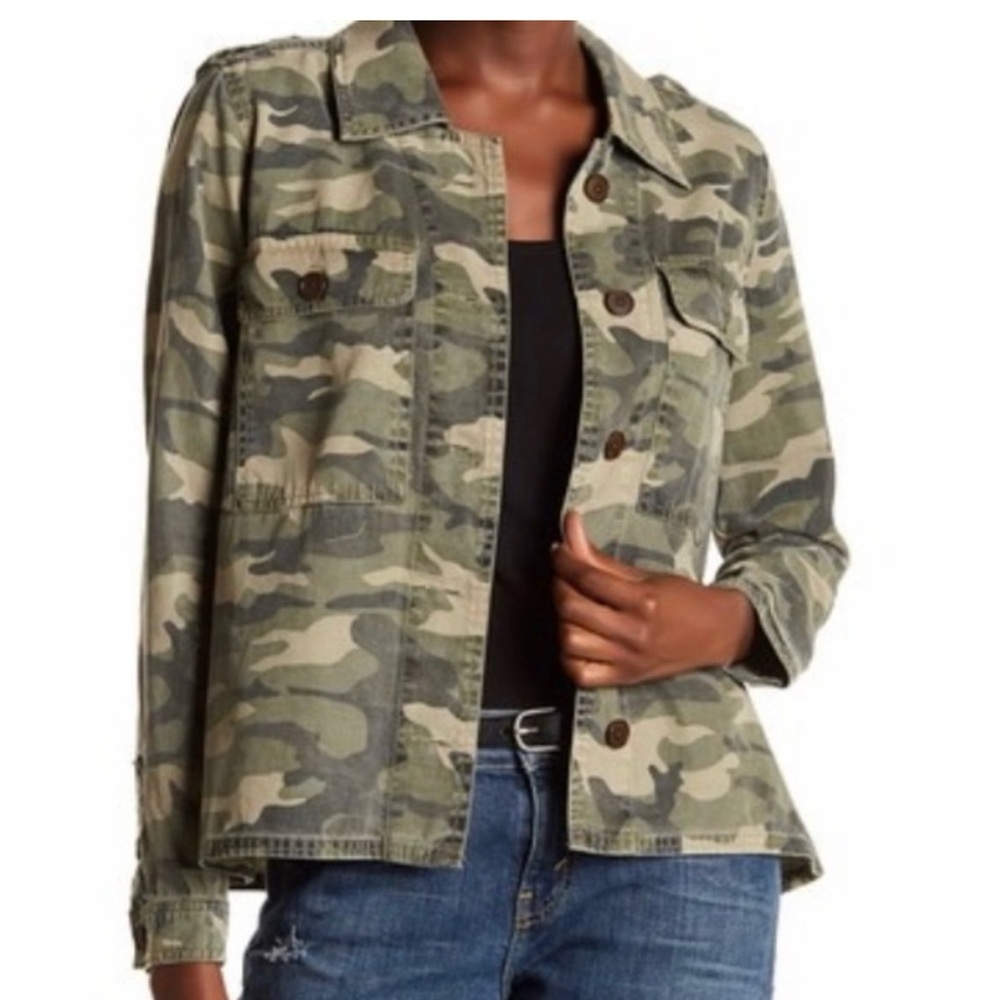 Lucky Brand Camoflauge Shirt Jacket women’s sz M
